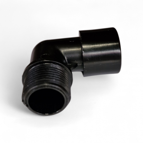 PP Reduzierwinkel 90 Grad Außengewinde x Innengewinde